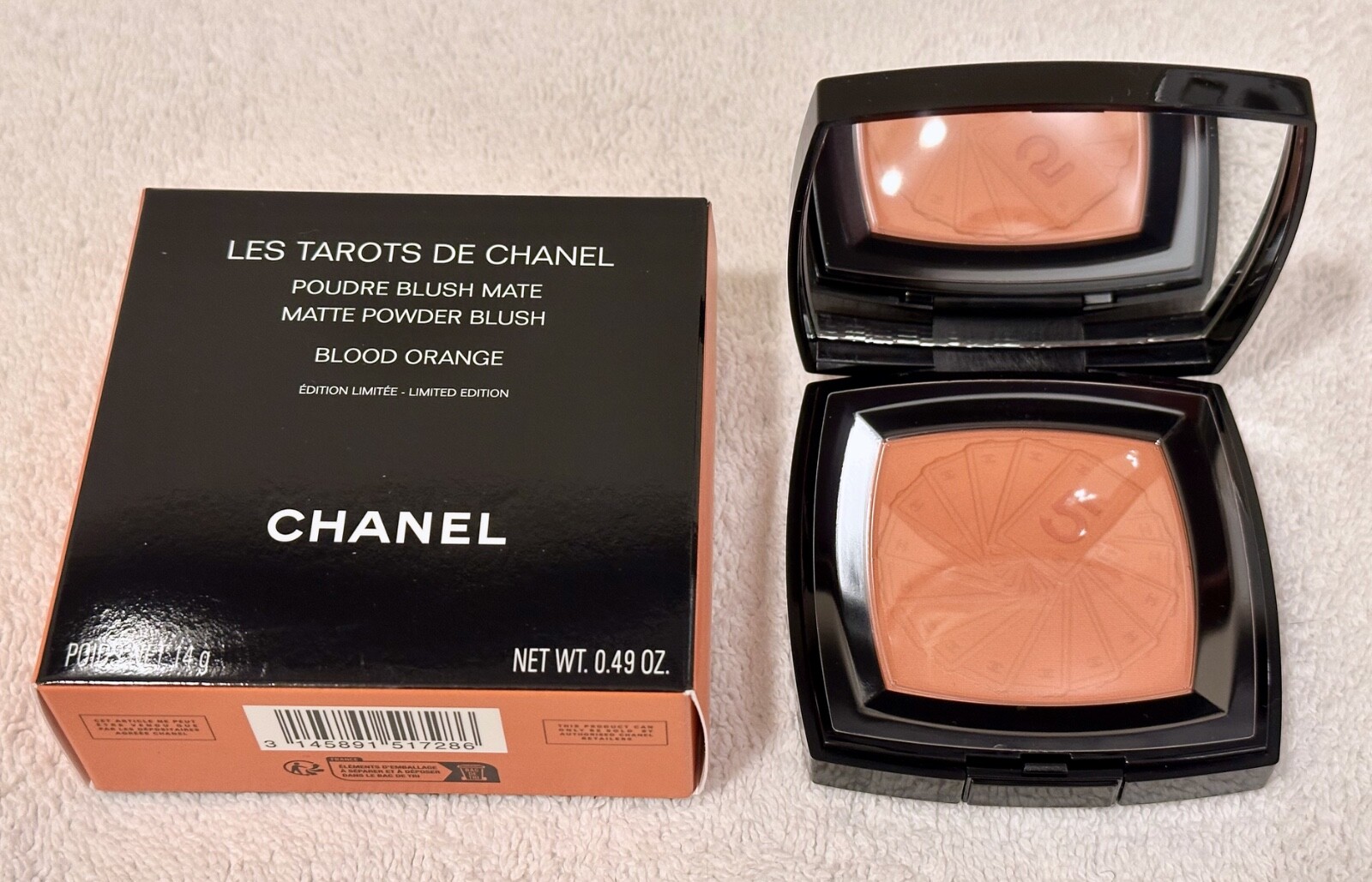 チーク CHANEL LES TAROTS DE CHANEL BLOOD ORANGE CHANEL LES TAROTS DE CHANEL matte powder blush BLOOD ORANGE