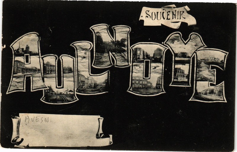 Cpa Souvenir Aulnoye (204836)