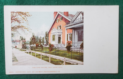 Vintage 1900 Salt Lake City Postcards Unused, Bee Hive House, Lion House Saltair