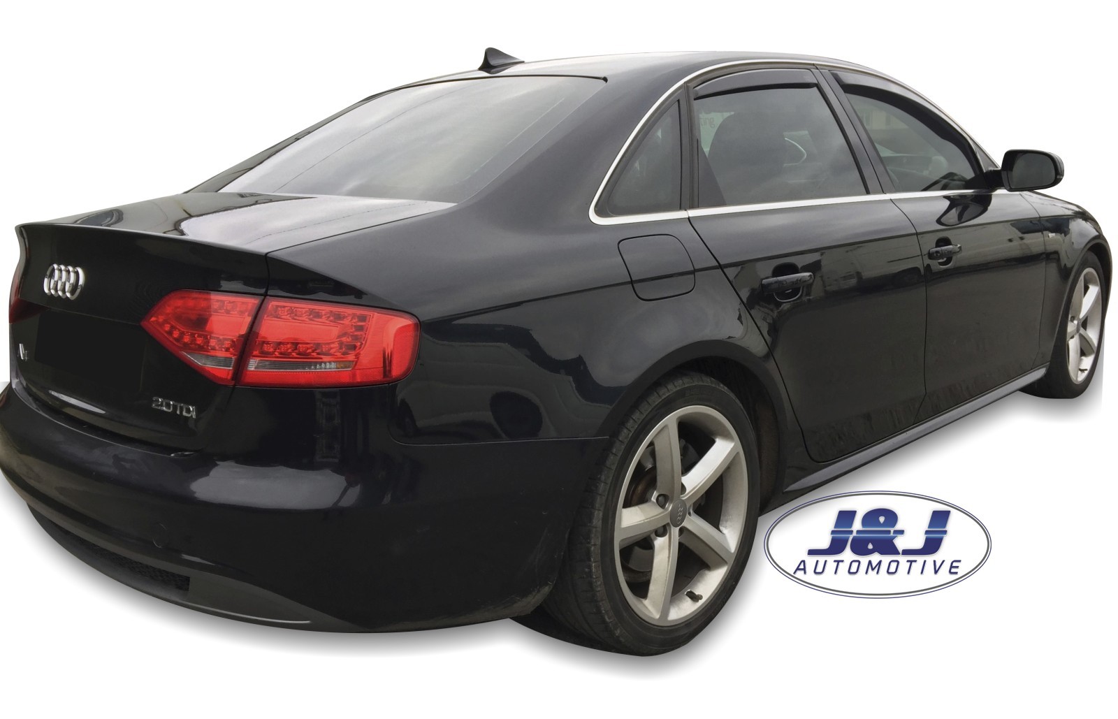 AUDI A4 S4 S line B8 SALOON 20082015 wind deflectors 4pc set TINTED