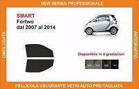 pellicole oscuranti vetri  smart roadster coupè dal 2003 al 2006  kit completo