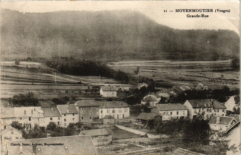 Cpa Moyenmoutier - Grand-Rue (200559)