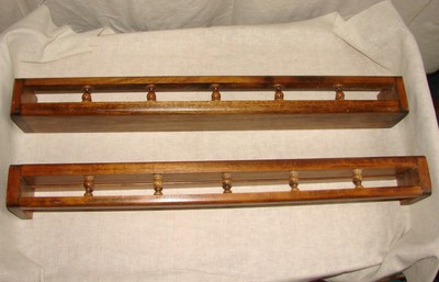 Reversible PLATE RACK / SHELF, Homco Home Interiors, Wooden Rail, 8 Available