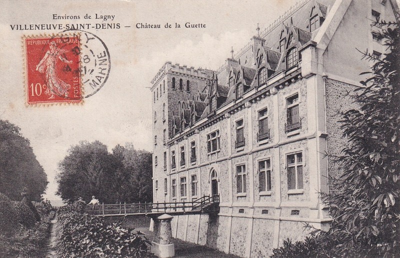 *54769 Cpa Villeneuve Saint Denis - ChâTeau De La Guette