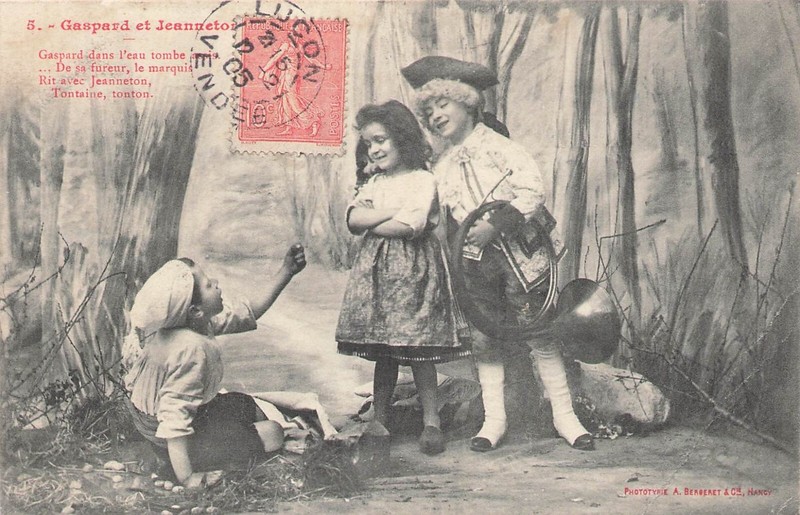 Cp Bergeret Gaspard Et Jeanneton - 5 - Cor De Chasse - 31044