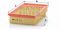 MANN-FILTER C 29 117 Air Filter for NISSAN