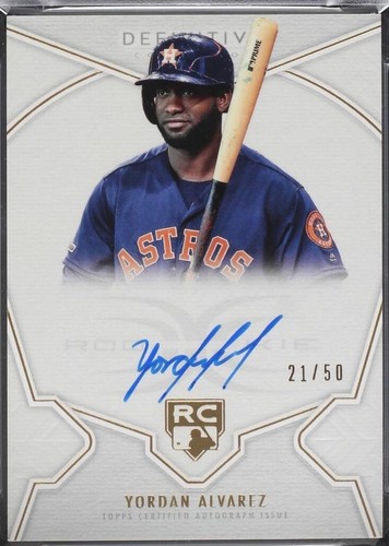 2020 Topps Definitive Collection - Yordan Alvarez #DRA-YA