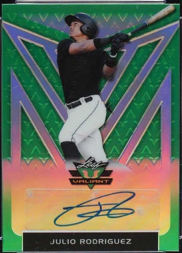2020 Leaf Draft Julio Rodriguez Auto #BA-JR1 Seattle
