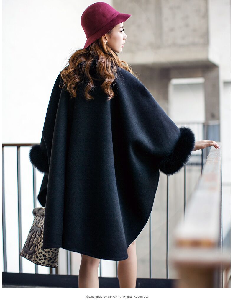 【新品未使用】IORE PONCHO COAT / BLACK PONCHO COAT – IORE