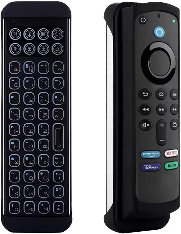 Ipazzport Mini Bluetooth Keyboard Wireless with Remote Case for Amazon Firestick