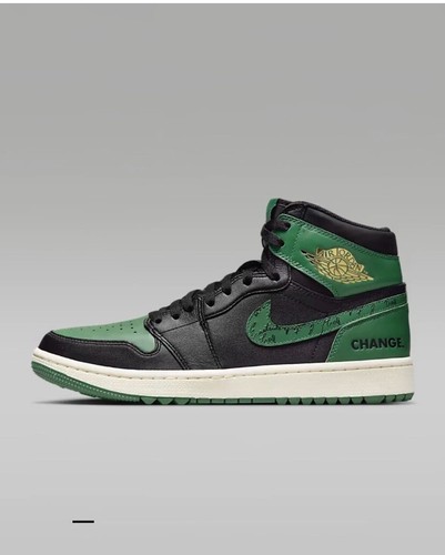 Pre-owned Jordan Size 10.5 - Nike Air  1 High X Eastside Golf ‘1961' In Green