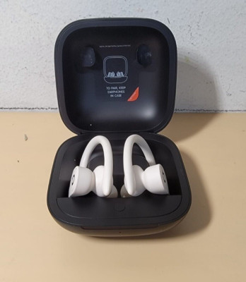 Beats by Dr. Dre Powerbeats Pro Hook Wireless Headphones Black Used White