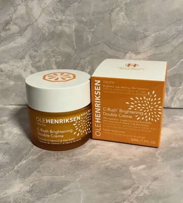 OLE HENRIKSEN C-Rush Brightening Double Creme, RARE,FULL SIZE,NIB