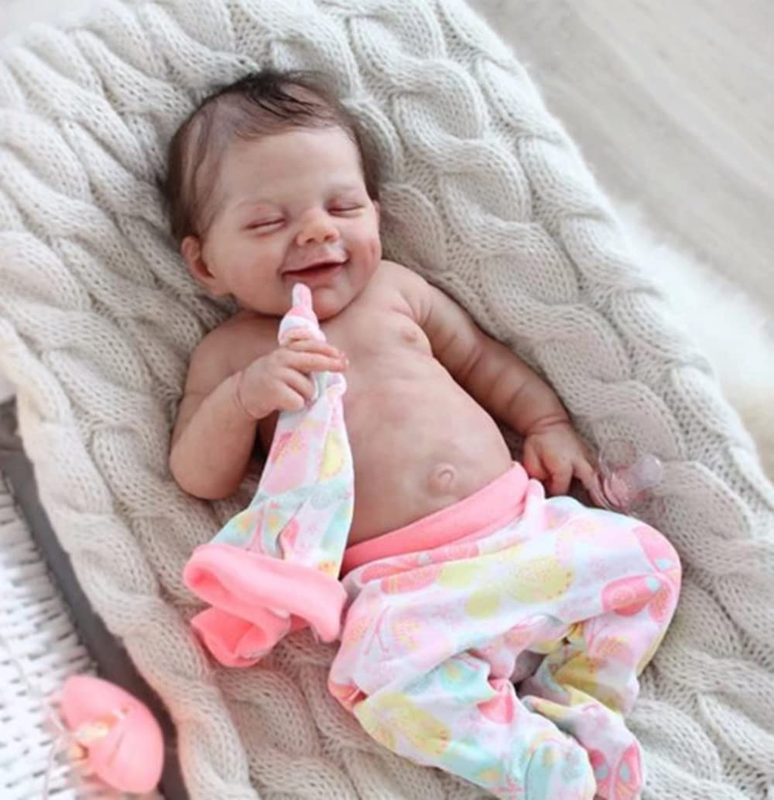 Girl Newborn Soft Vinyl Silicone Full Body 18" Gift