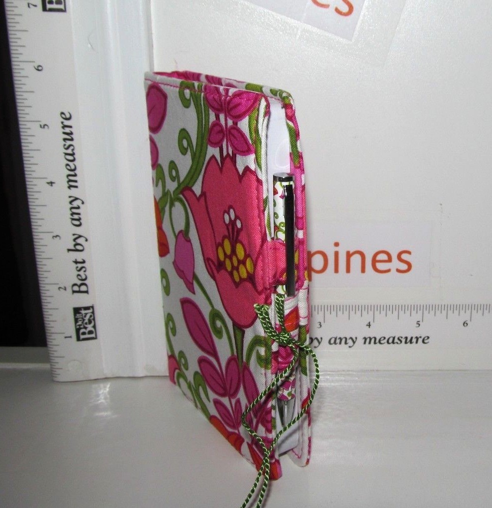 VERA BRADLEY 100 PAGE FABRIC JOURNAL WITH MINI PEN LILLI BELL RARE PATTERN NWT