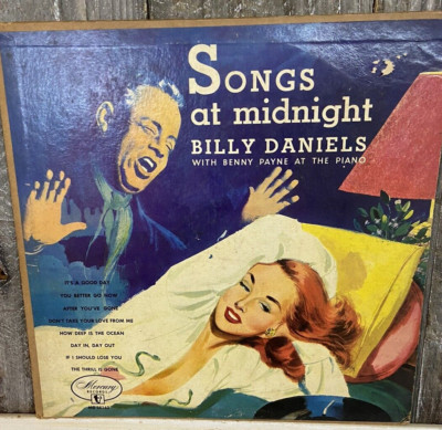 33RPM 10'' Mercury Billy Daniels - Songs At Midnight, vintage record 