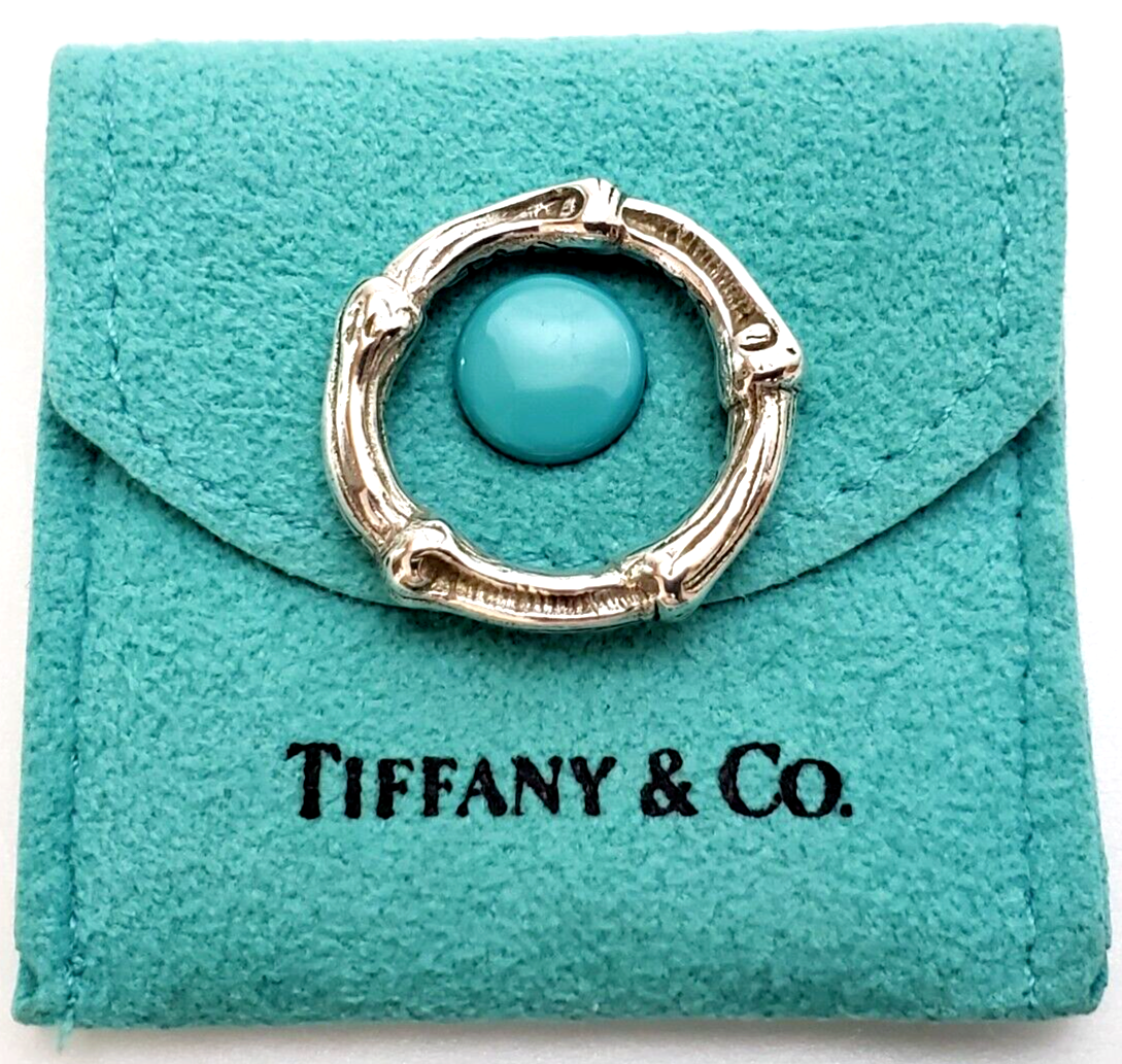 Tiffany & Co. Bamboo Band Ring Sterling Silver Size 5 w Tiffany & Co. Bamboo Band Ring Sterling Silver Size 5 w