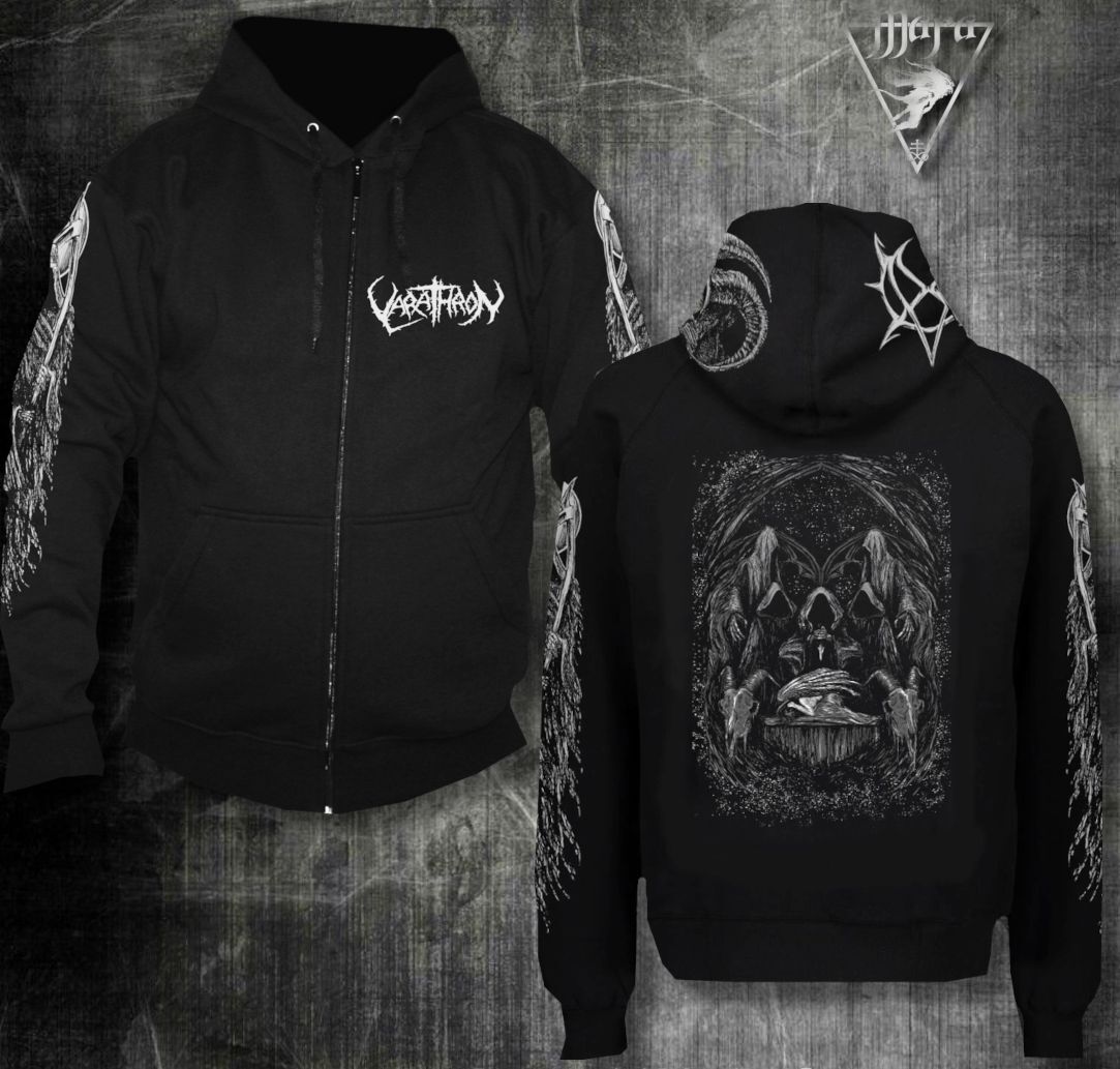 VARATHRON Official ZIP HOODIE, Black Metal Greece | eBay