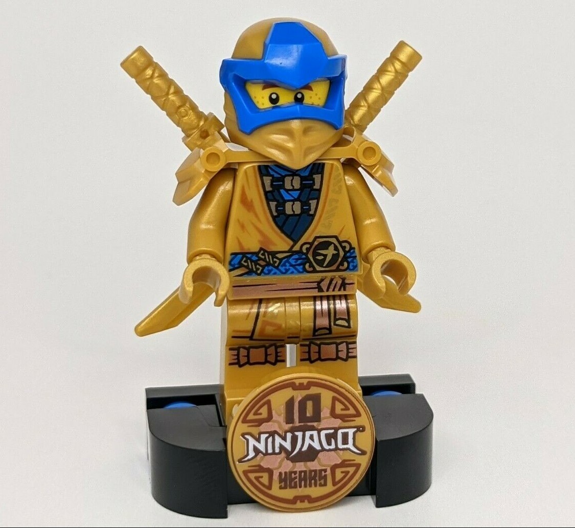 Lego Ninjago Golden JAY Minifigure minifig lot Zane's Titan