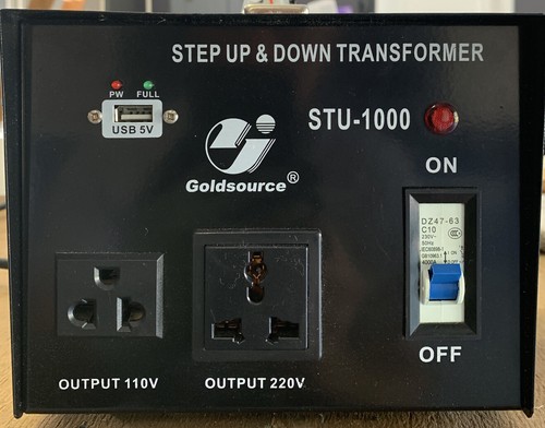 1000Watt Step Up/Down Heavy Duty Electrical Power Voltage Converter Transformer 