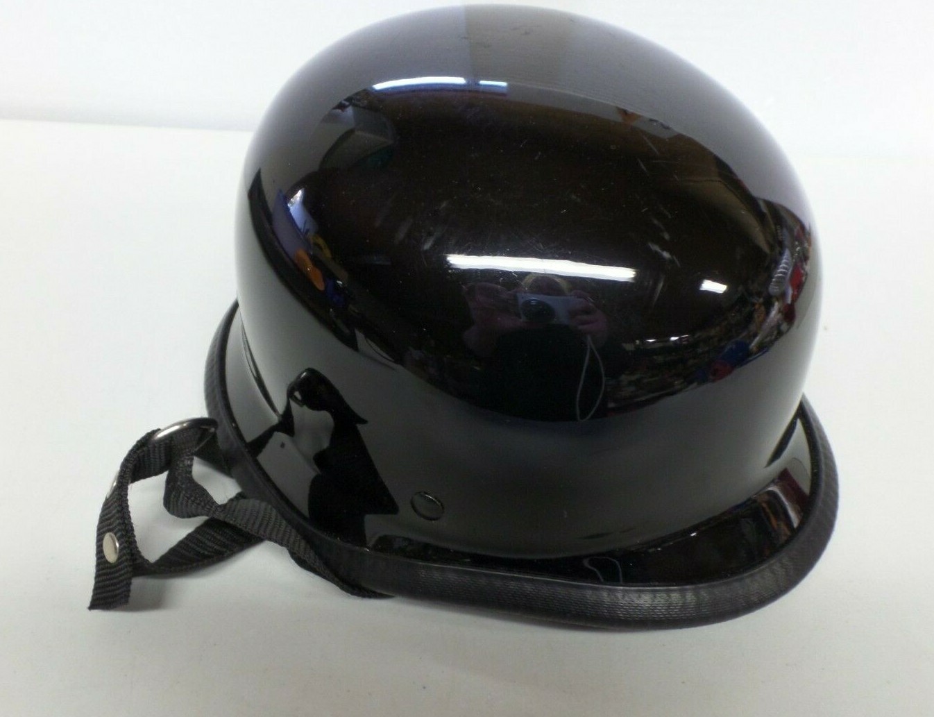 Novelty Motorcycle Helmet German Style Halloween NOT