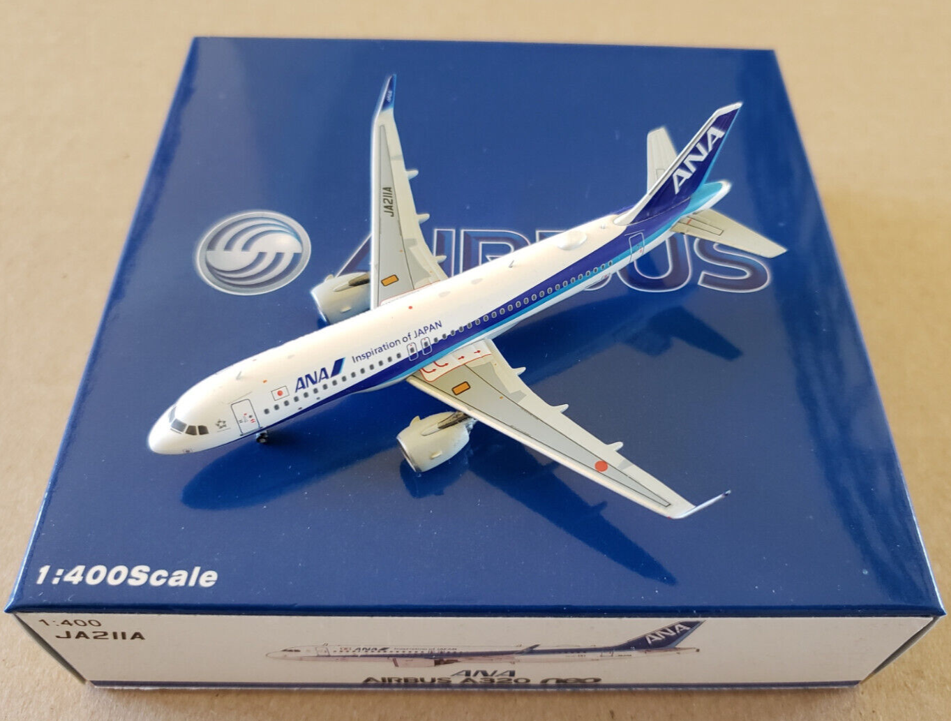 1:400 Panda Models Airbus A320neo ANA All Nippon Airways 1:400 Panda Models Airbus A320neo ANA All Nippon Airways