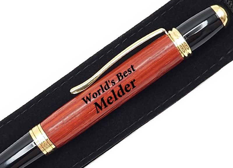 Gift For Melder World's Best Melder Present Engraved Pen