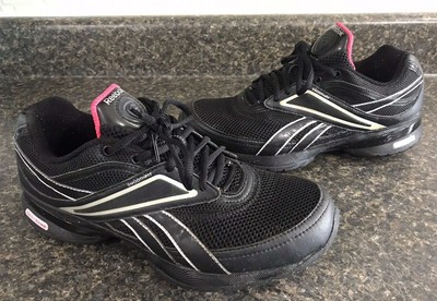 reebok easytone trainers black