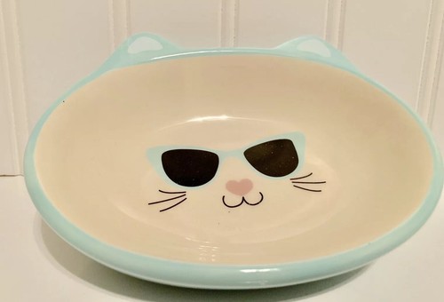 Porcelain Ceramic Simply CAT BOWL 4.73oz.