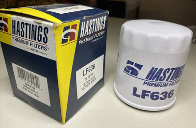 HASTINGS LF636 ENGINE OIL LUBE FILTER FOR RAM, DODGE, JEEP, CHEVROLET, BUICK