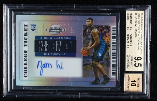 2019-20 Panini Contenders Draft Picks - Zion Williamson #51