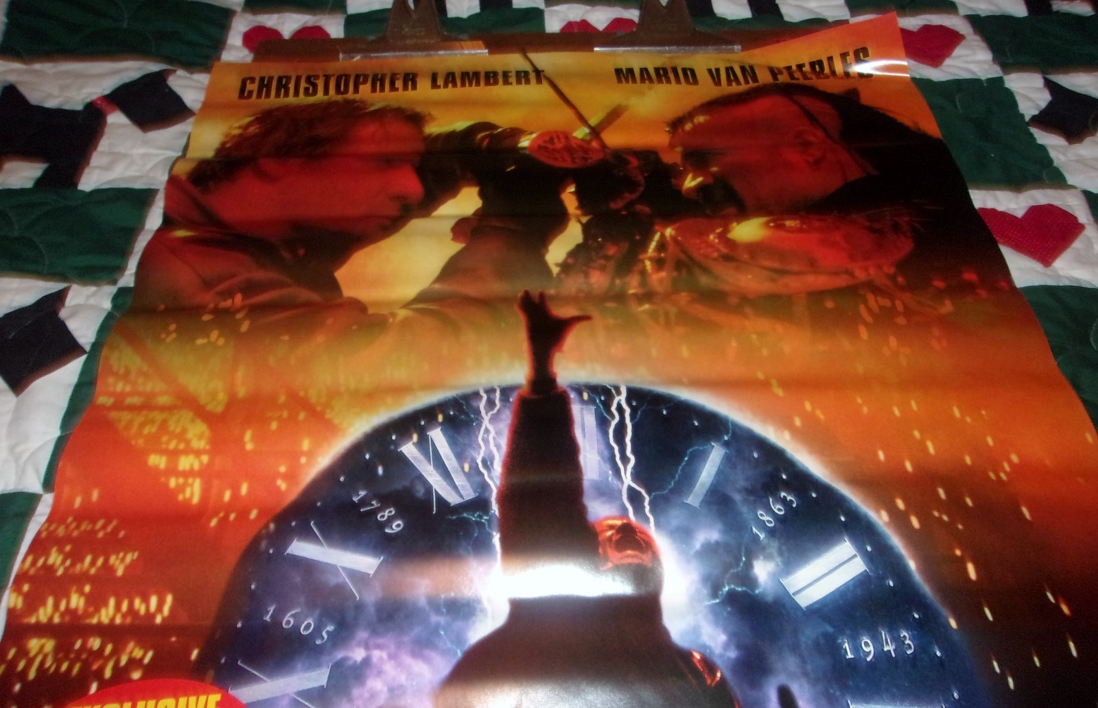 Highlander Final Dimension  original movie rental poster Horror Halloween