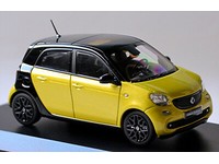 Smart Forfour 4 Turer W453 Gelb Mit Schwarz Ab 2014 1 43 Norev Modell Auto Mit Auto Verkehrsmodelle Modellbau