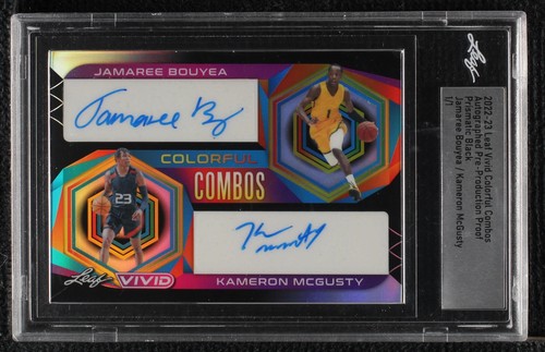 2022-23 Leaf Vivid - Jamaree Bouyea/Kameron McGusty #CC-23