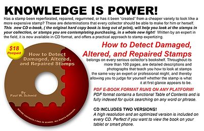 HOW TO DETECT DAMAGED, ALTERED & REPAIRED STAMPS