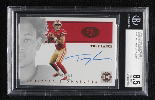 2021 Panini Encased Trey Lance #SS-TRL