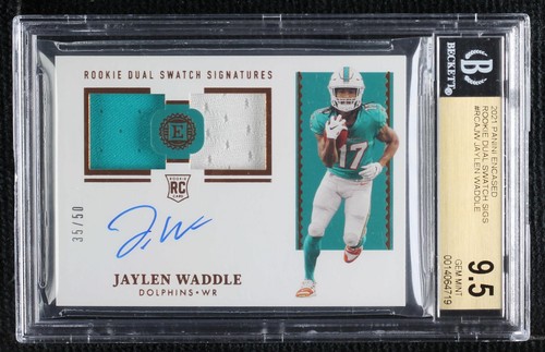 2021 Panini Encased Jaylen Waddle #RCA-13