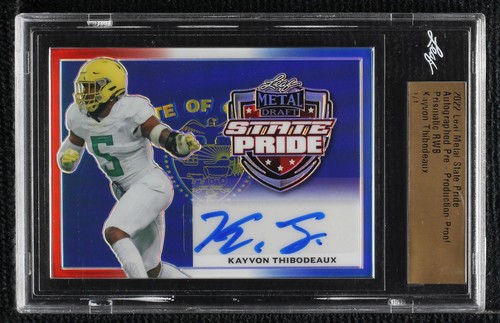 2022 Leaf Metal Draft Kayvon Thibodeaux #SP-KT1