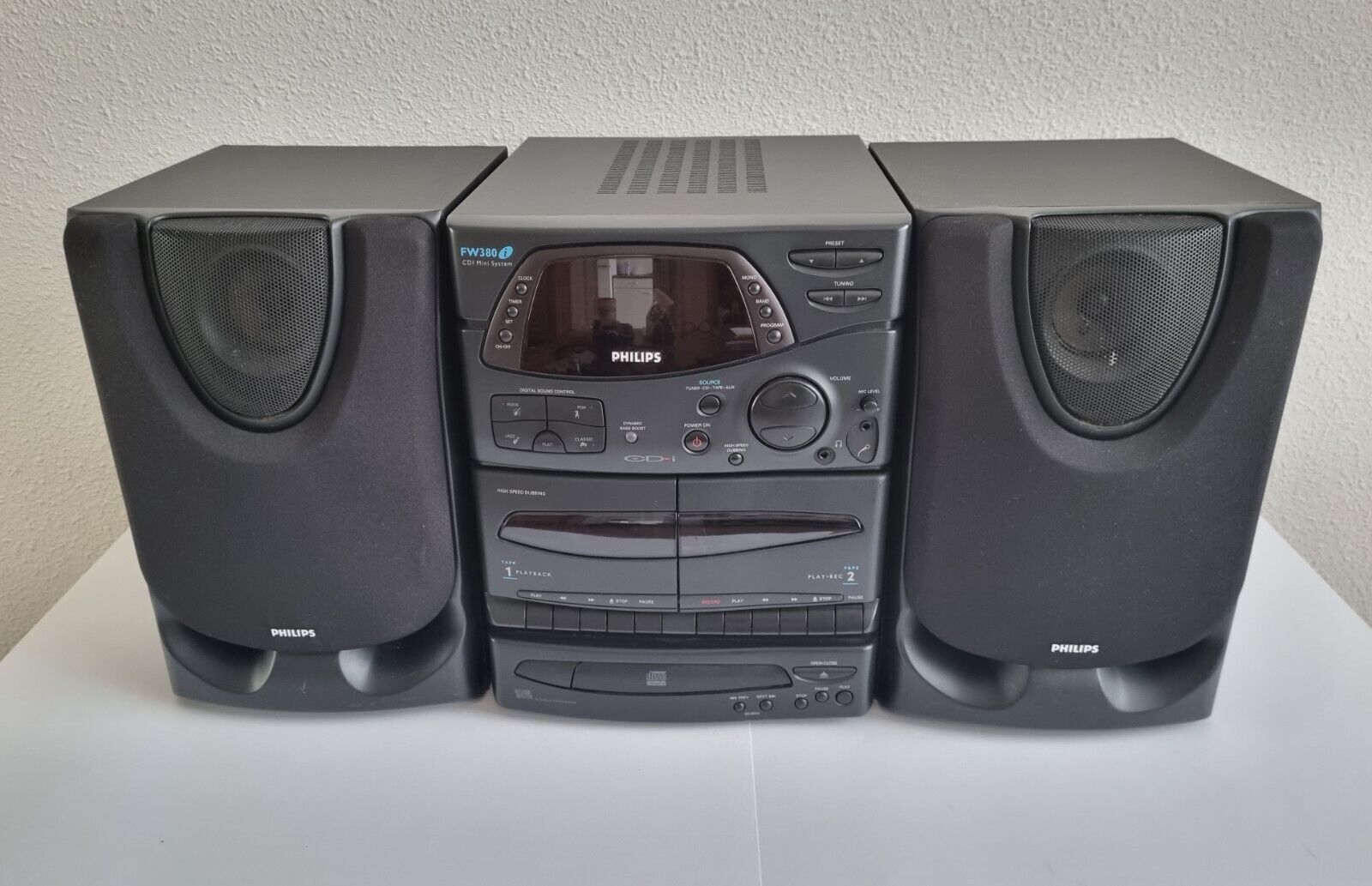 ULTRA RARE Philips FW380i CD-i CDI Mini Hi-Fi System w/ DVC ULTRA RARE Philips FW380i CD-i CDI Mini Hi-Fi System w/ DVC