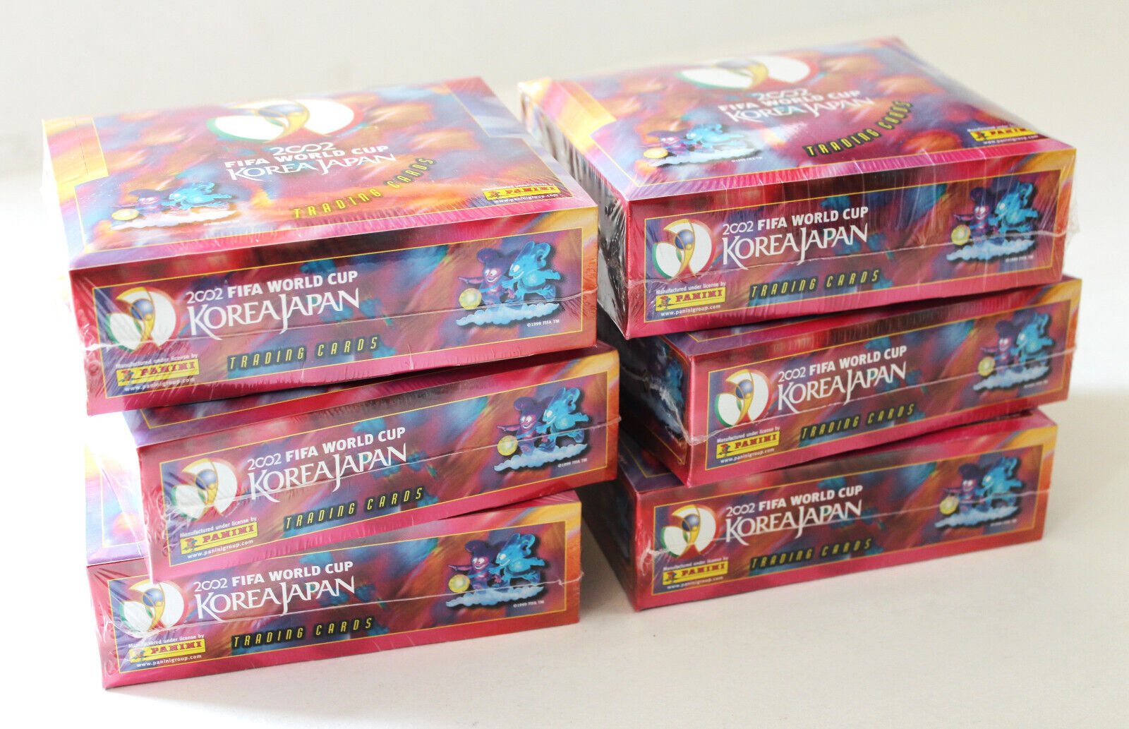 Panini TRADING CARDS World Cup Korea Japan 2002, 6 x DISPLAY Panini TRADING CARDS World Cup Korea Japan 2002, 6 x DISPLAY
