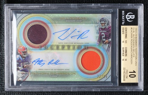 2022-23 Bowman Inception University Anthony Richardson Will Rogers #DADR-RR