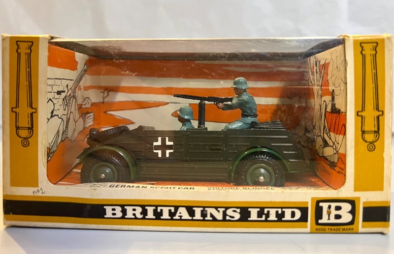 Britains Ltd 9783 German Kubelwagen Made In England - World War 2