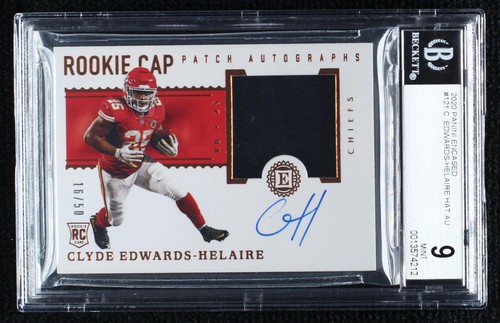 2020 Panini Encased Clyde Edwards-Helaire #121