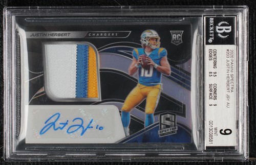 2020 Panini Spectra Justin Herbert #203