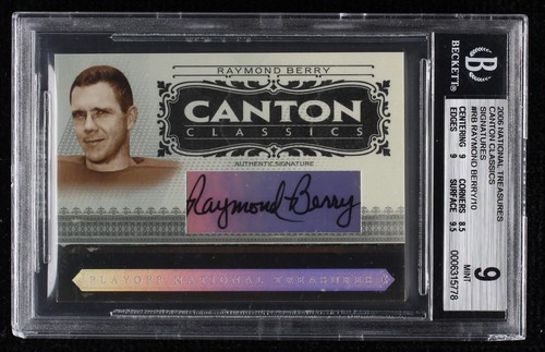 2006 Playoff National Treasures Raymond Berry #CC-RB