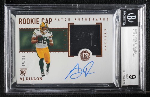 2020 Panini Encased A. J. Dillon #127