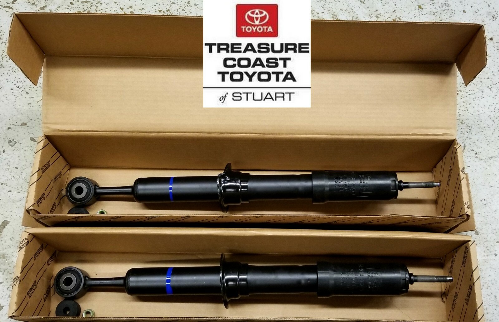 NEW OEM TOYOTA TUNDRA 07-13 FRONT SHOCKS 2PC SET | eBay