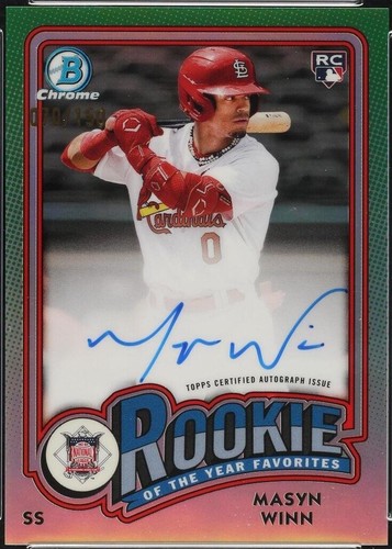 Masyn Winn #40/50 PSA 10 💎 POP 1 💎 2024 Bowman ROY