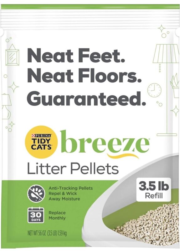 Purina Tidy Cats Breeze Cat Litter Pellet Refill - 3.5 lbs - Natural Mineral