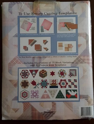 Omnigrid Pandora's Box Rotary Cutting Template Kit New